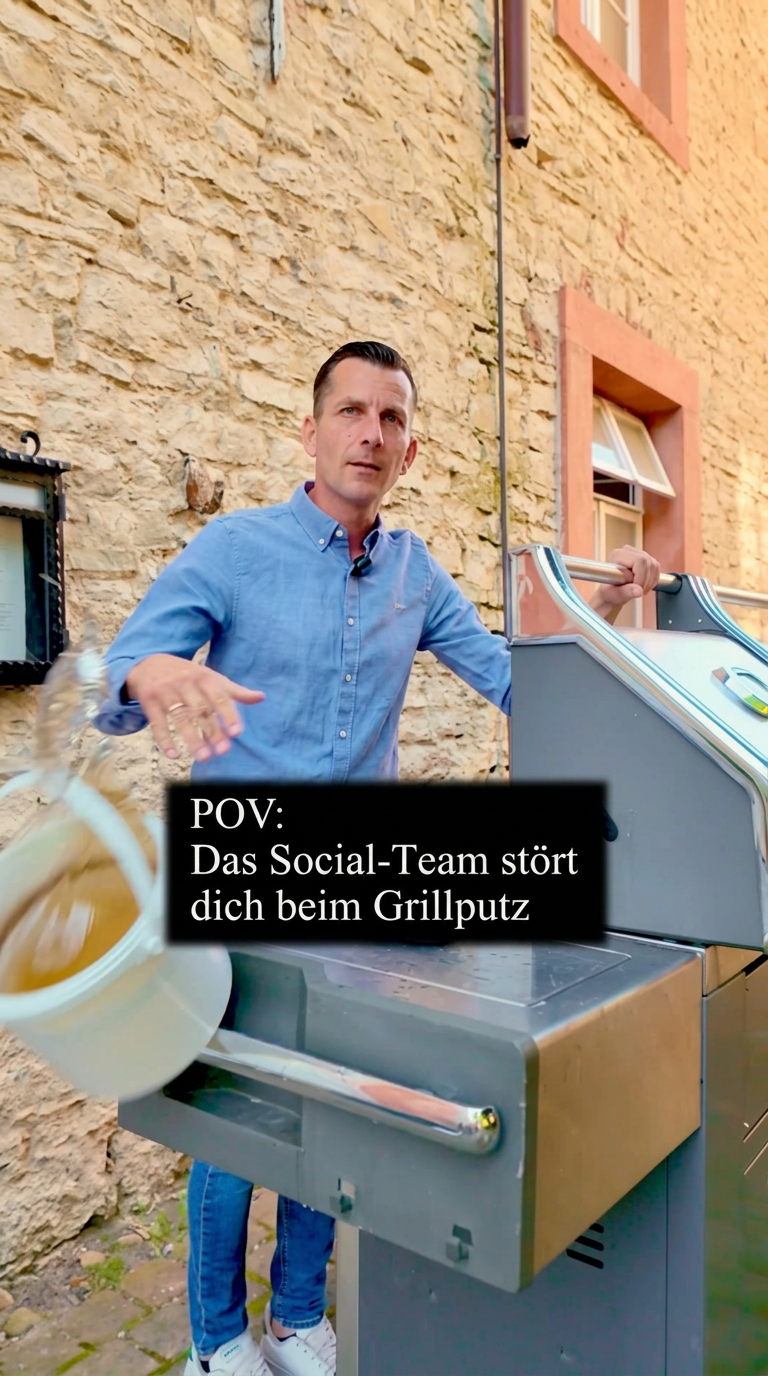 POV-Reel: Das Social-Team unterbricht den Grillputz